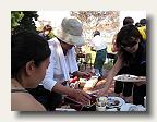 An Italo-Japanese spread awaited us, supplied by friends and family of HalfFastCycling.com bbq